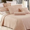 2018 hot sale good quantity 100% cotton solid color quilting bedspread