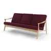 Three Seater Sofa Set Designs Apartment Furniture Living Room Sectional Sofa With Solid Wood Frame