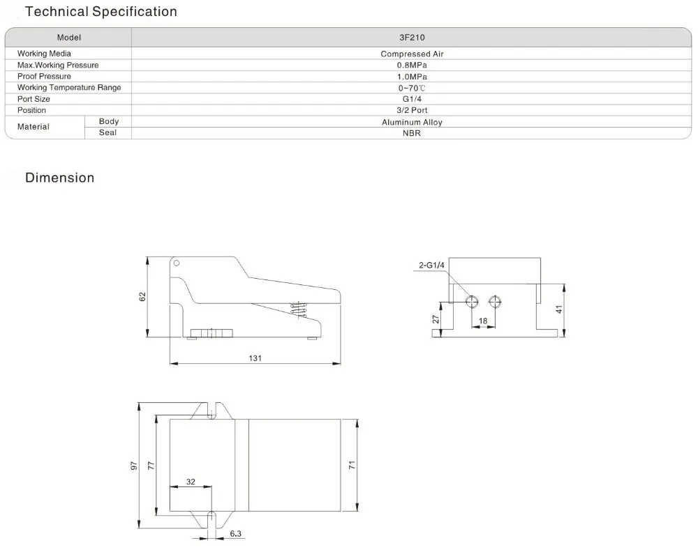 3f Pneumatic Compressed Air Foot Pedal Brake Control Valve Buy Foot