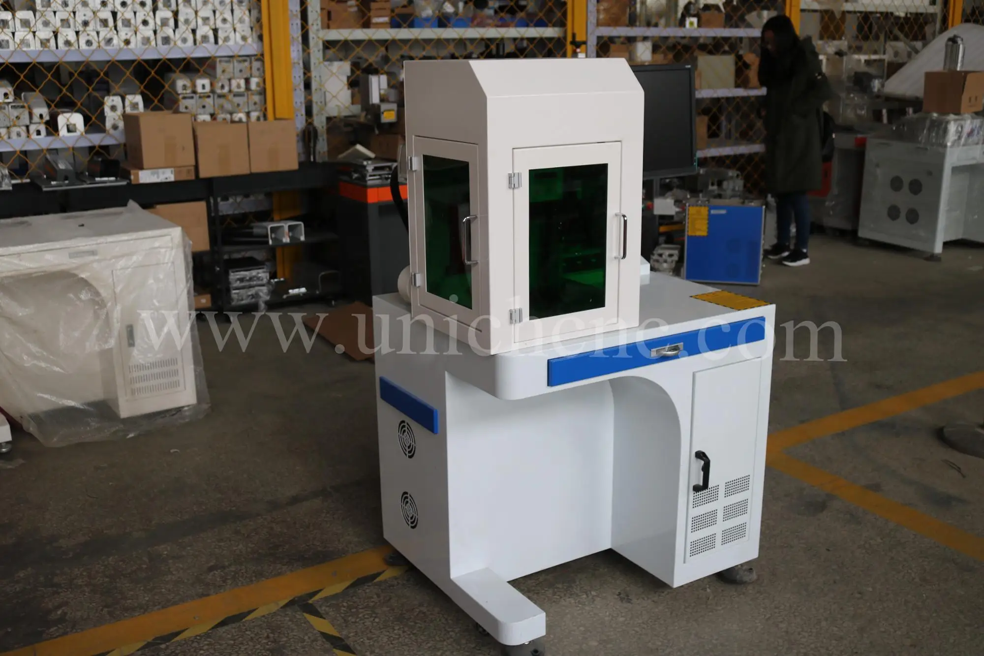 Big discount 20W acrylic protector fiber laser marking machine