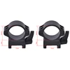 Quick Release 1 inch scope mounts rings low size 21mm rail double bolts 25.4mm airgun steel rifle mount
