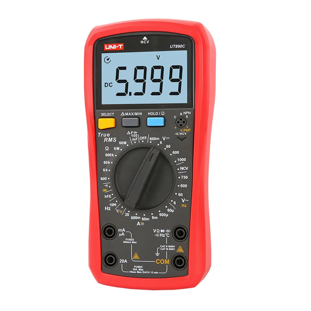 Clamp Meter 9v Battery For Unit Bench Multimeter Digital Manual Test ...