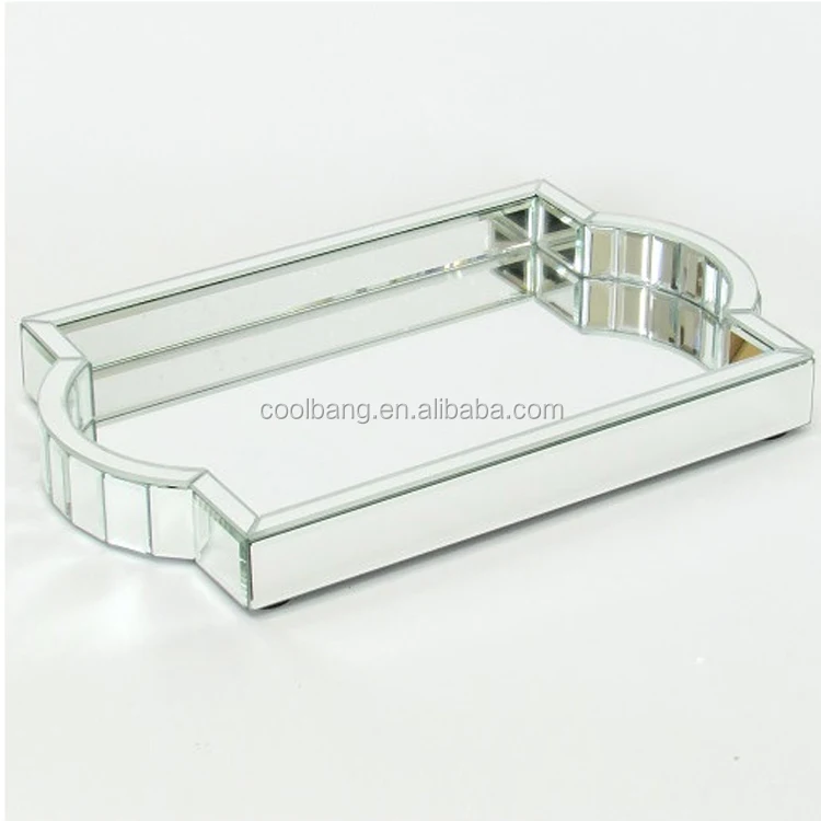 mirrored tea tray