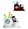 Large capacity multifunction clock with penholder