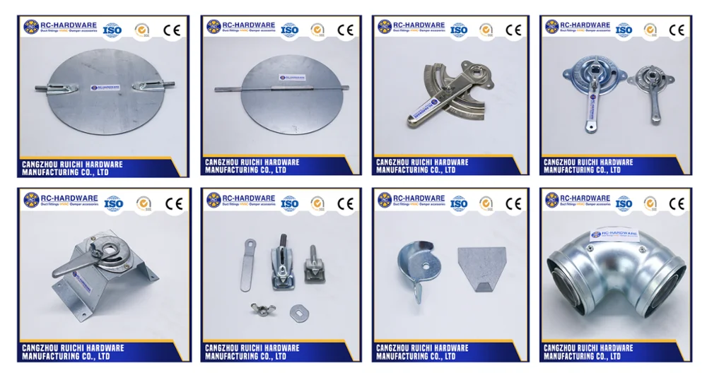 Hvac System Air Damper Regulator/damper Handle/damper Assembling Parts