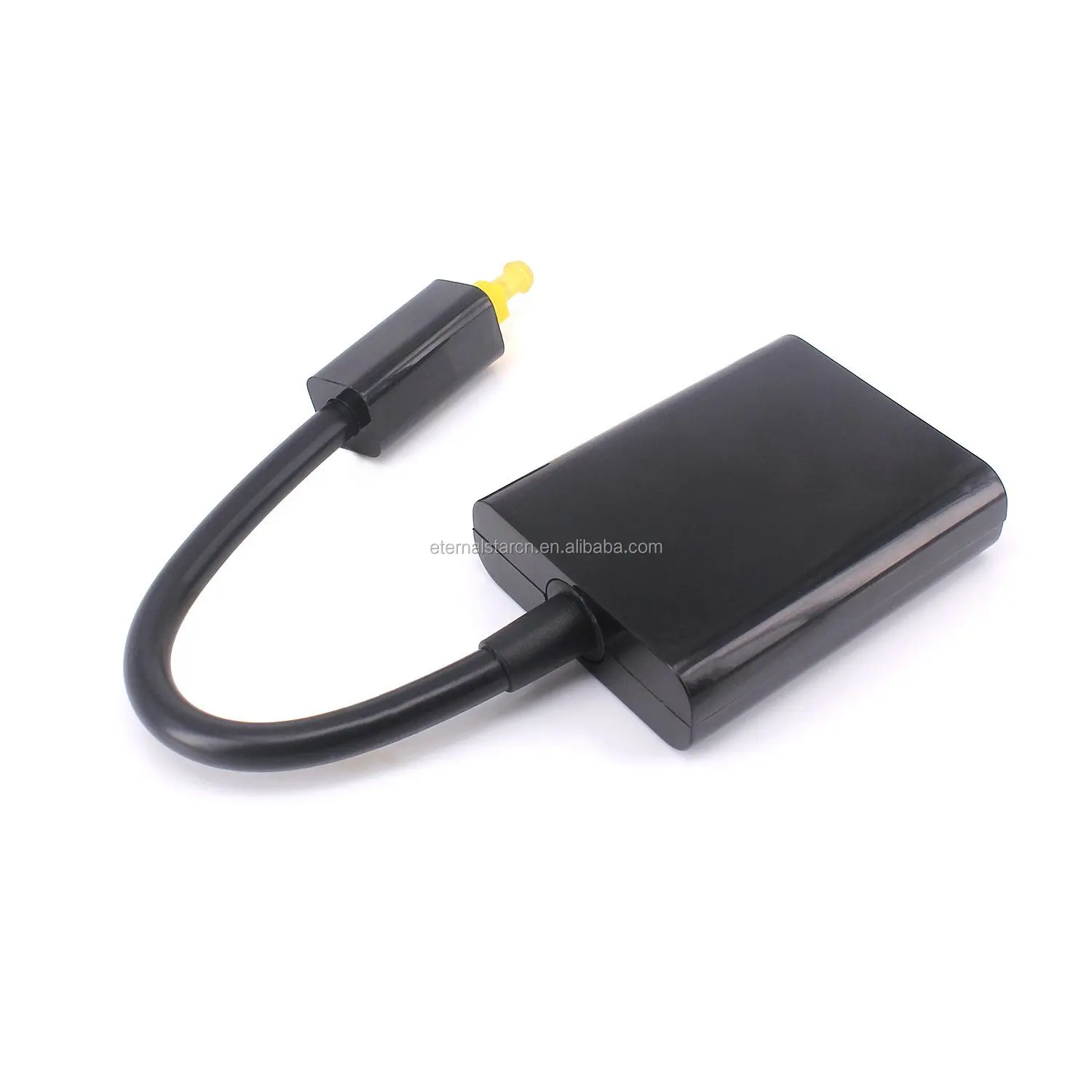 Digital Optical Audio Splitter Adapter Fiber Optic Audio Cable 1 In 2