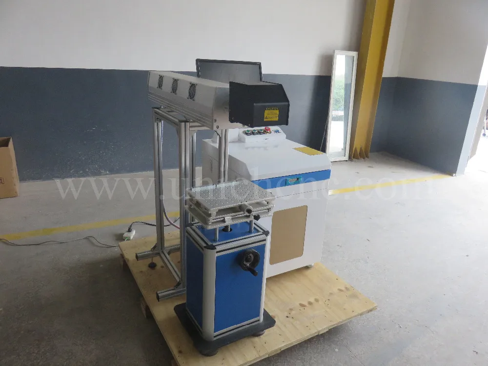 Best price 60w tag fabrication/laser marking printing Leather/ Acrylic/Ceramic machine/co2 laser marking machine