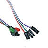 Case Desktop ATX Power On Reset Switch re starting double led single switch Cable With HDD LED Light