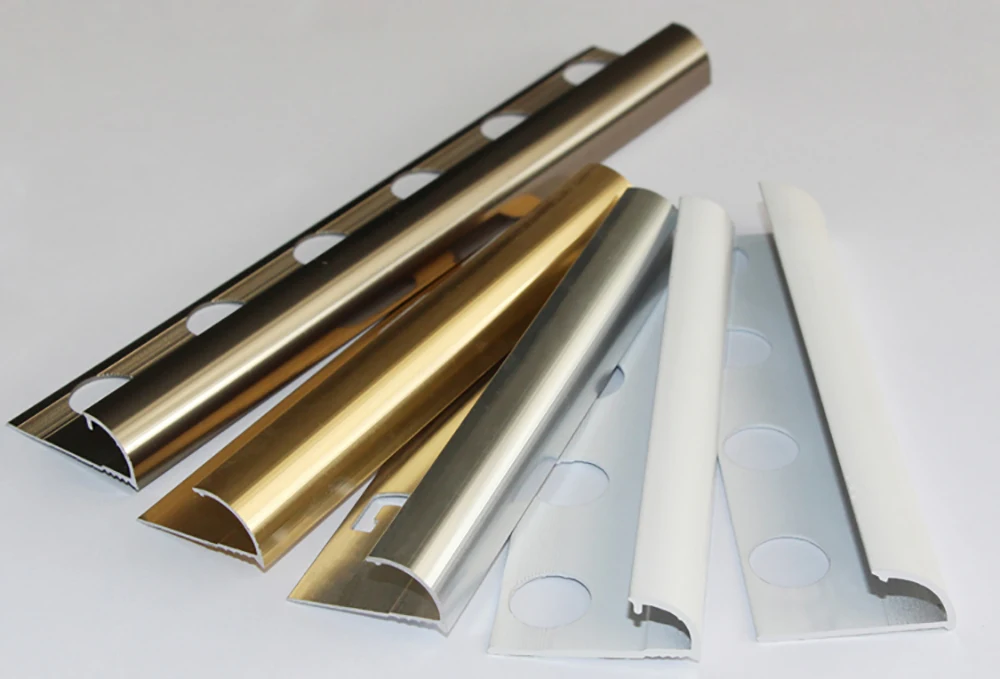 Quarter Round Shape Aluminum Tile Edge Protection Trim Buy Tile Edge
