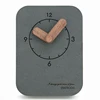 EMITDOOG Nice Black Square Executive Desk Clock Digital Modern Creative Wooden Gift Table Clock