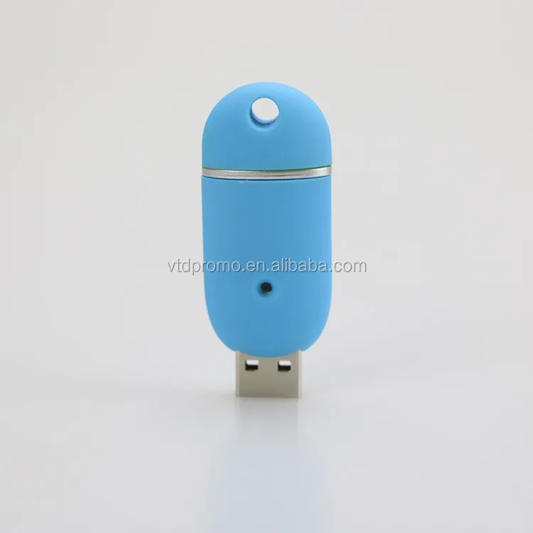 New push pill usb flash drive with rubber finishing - ANKUX.COM