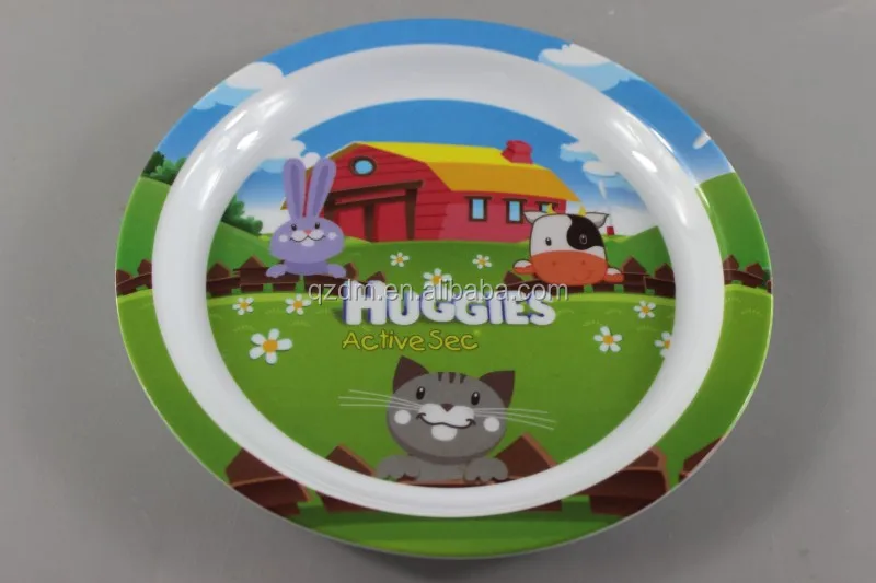 8.5" Sales Promotion Melamine Dinner Plate For Kid's