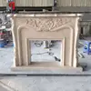 Special Offer Limestone Fireplace Mantel Culture Stone For Indoor Decoration