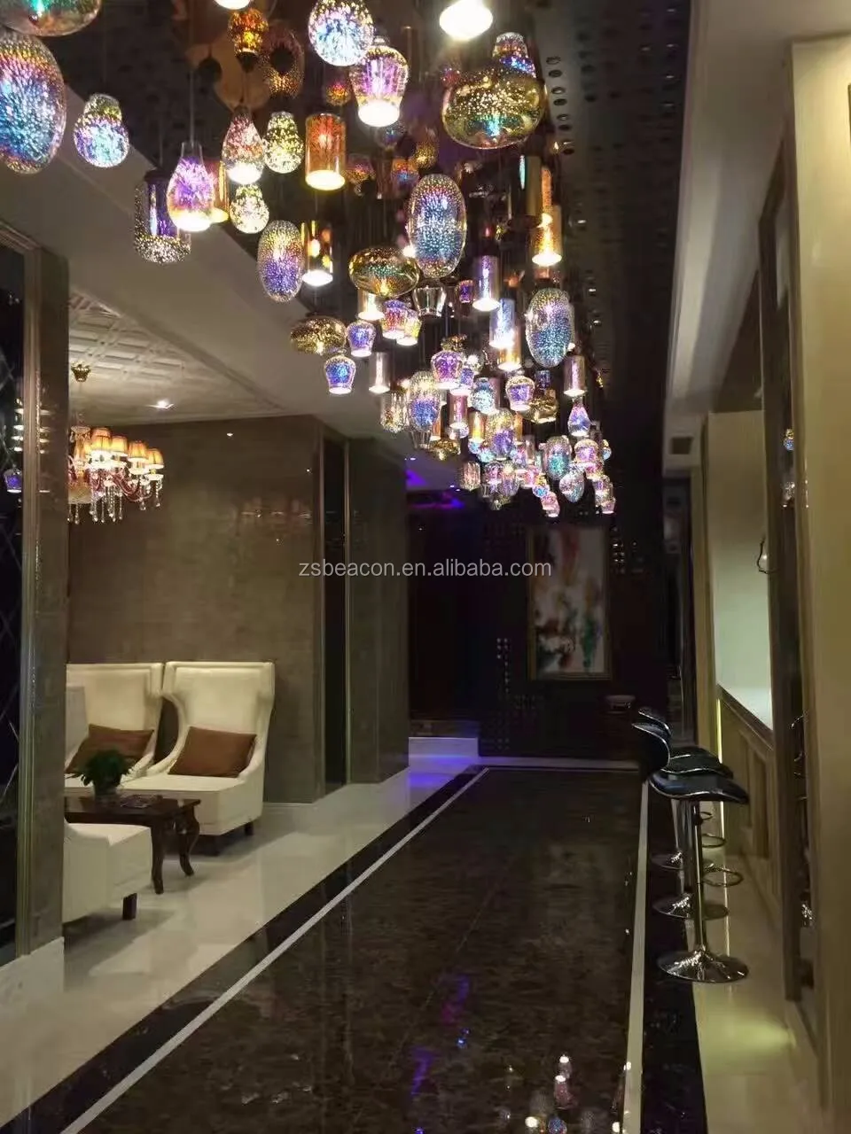 2017 New Design Led Bulb Inside 3d Glass Three Changing Color within The Most Brilliant  restaurant lighting color temperature intended for Your property
