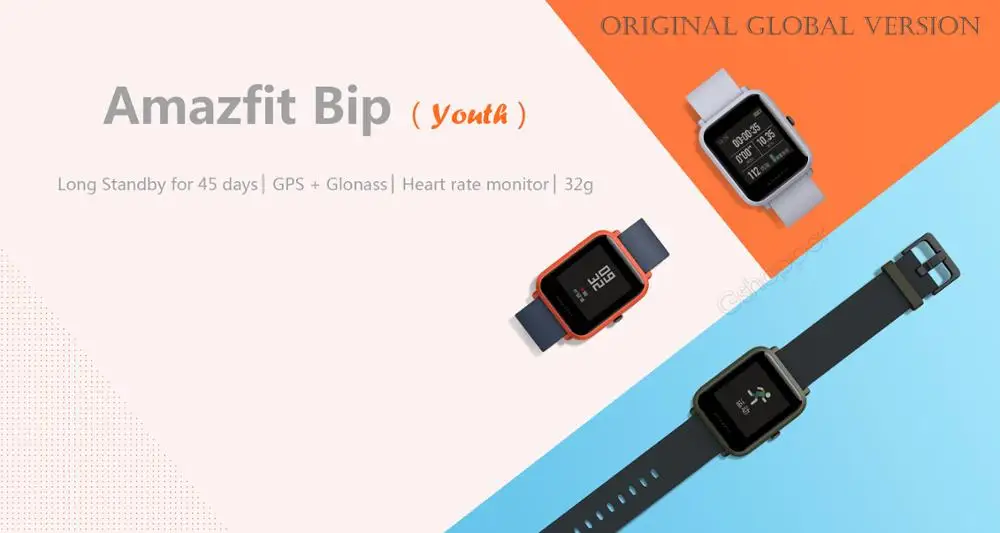 xiaomi amazfit youth edition black