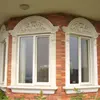 Good quality durable special white cement windows for home decoration