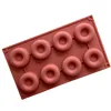 Non-Stick Safe Baking Tray Maker Pan Muffin Cups Cake Baking Ring Biscuit Mold 8 Cavity Silicone mini Donut Pan