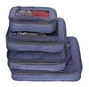 Super Journeying Compression Packing Cubes Set of 4 Waterproof Travel Organizer Bag Foldable Expandable Travel Luggage Bag