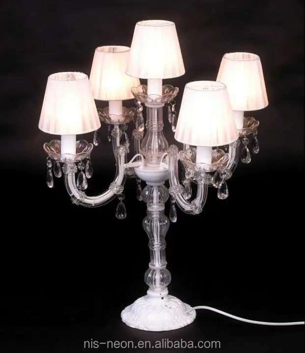 Precio de la vela candelabros de cristal asfour lámpara de pie ... Chandeliers Candelabros decoración