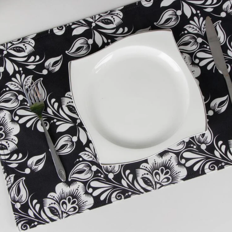 Custom Color Printing Pvc Placemat Table Mat Plastic Mat Eco Placemat