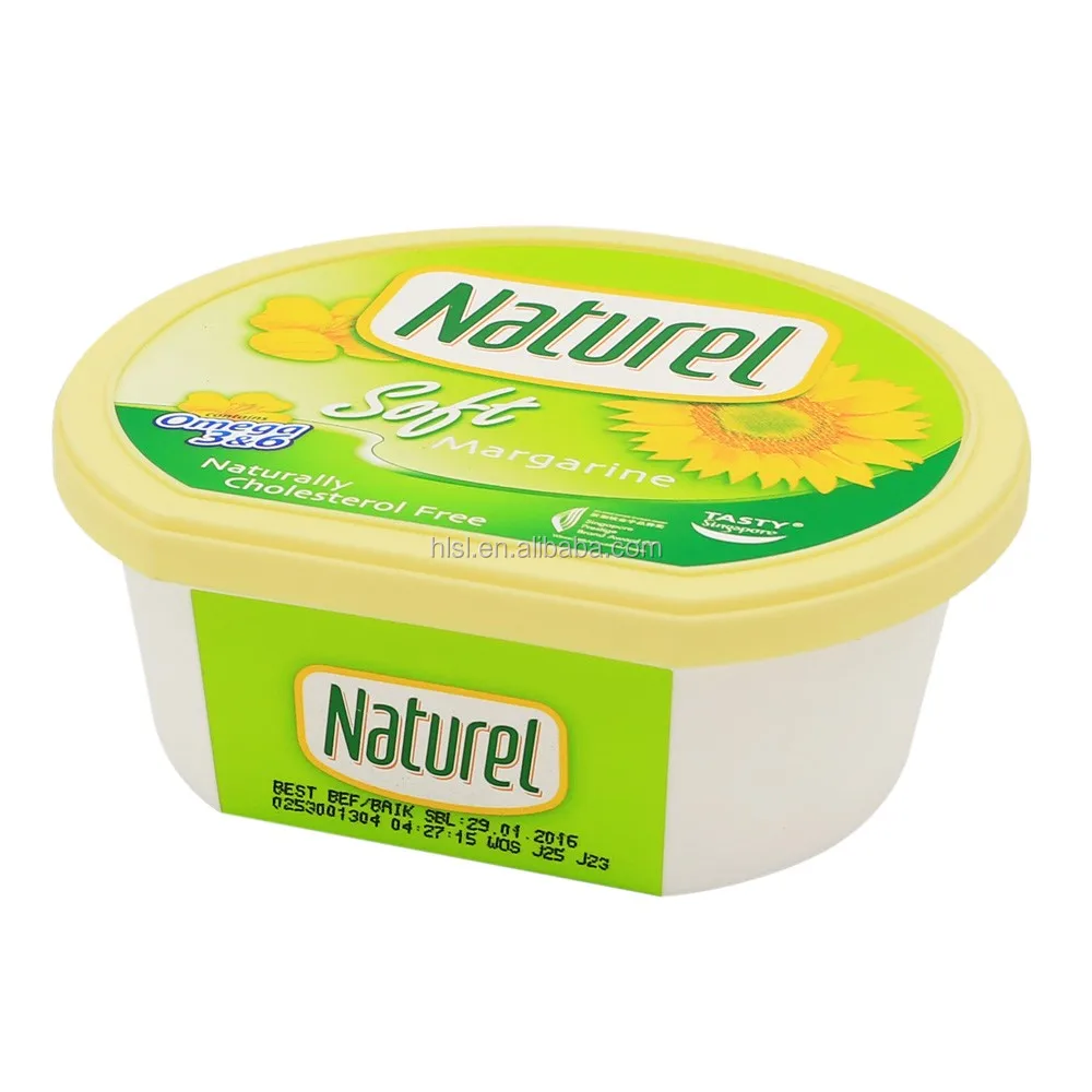 500ml Rectangular Butter Tub Margarine Storage Box Spread Packaging