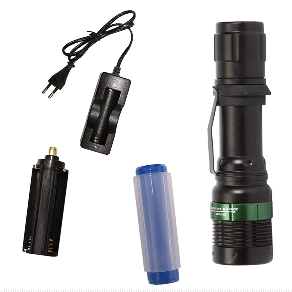 Powerful XPE Led Tactical Flashlights 18650 Rechargeable Flashlights Torches for Camping Rechargeable Battery Aluminum Alloy 10 factory