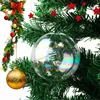 Christmas Hanging Ball Christmas Tree Drop Ornaments Glass Iridescent Ball Baubles Sphere Christmas Pendant Decoration