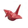 China product red cranes shape ceramic chopstick holder for promotion
