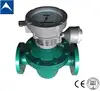 resettable type oval gear flowmeter/flow meter for diesel fuel oil with totalizer and returning pointer