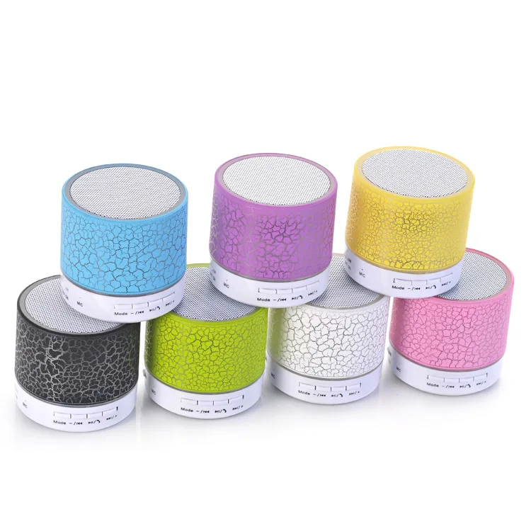 Promotion Products Gift Products Portable Mini Colorful LED Light Blue-tooth Speaker with FM Radio A9 wireless Speakers - ANKUX.COM