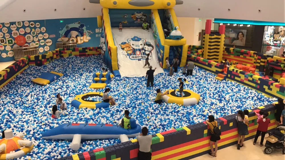定制尺寸充气儿童泡沫池与海洋球坑泡沫派对 - buy 充气儿童游泳池与