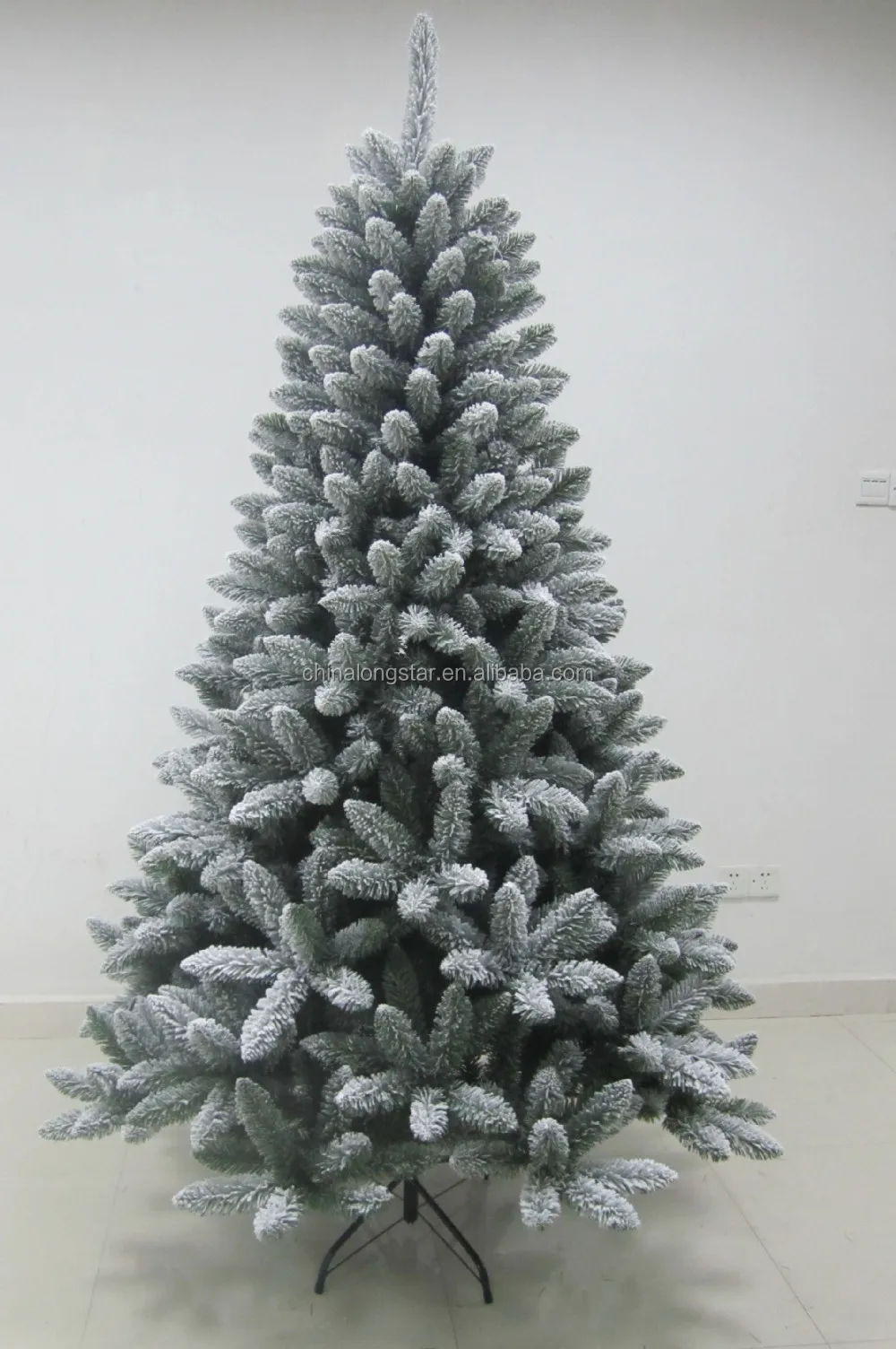6' Prelit Musical Snowing Artificial Christmas Tree With Green Base