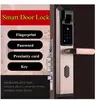 Security Smart Electronic Door Lock Fingerprint Password Access Anti-theft Lock Access Control System Set House Apartment 4 Ways