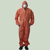 Eo Gas Sterile Single-use 50pcs Per Ctn Protective Iso Avian Flu Influenza Disposable Impervious Nonwoven Type 5 / 6 Coverall