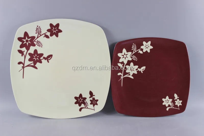 Factory Supply Melamine Party plate , Cake dishes 8-10inch