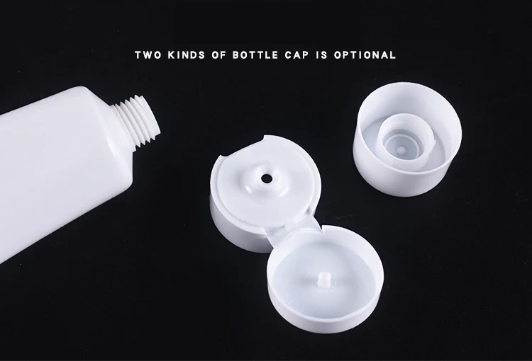 Empty Plastic Squeeze Tubes Cosmetic Containers Refillable Plastic