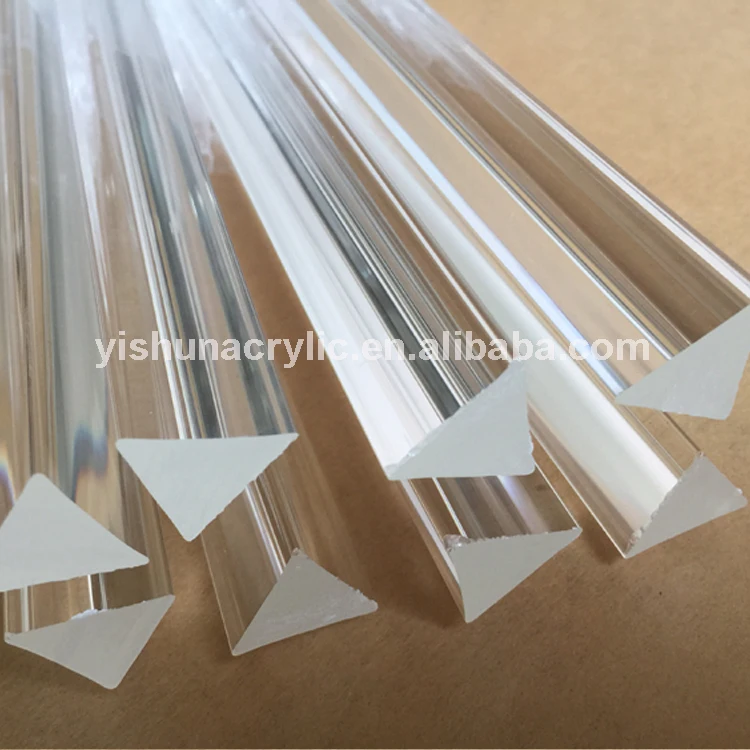 Custom Clear Plastic Triangle Acrylic Rod Buy Clear Triangle Acrylic