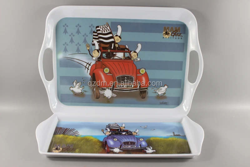 2014 Popular Sale Melamine Tray Sets , Plastic Tray sets