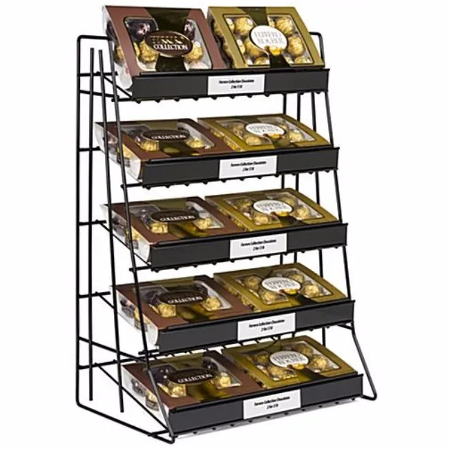 5 Tier Metal Wire Candy Countertop Cookies Display Rack Buy Cookies