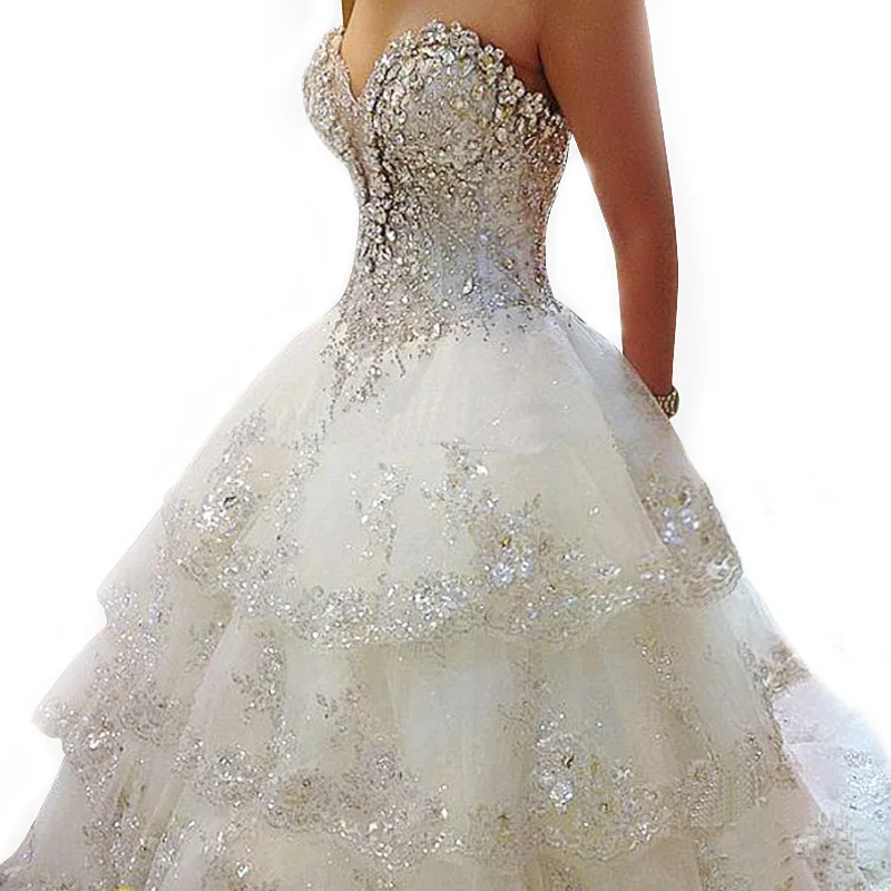 bling bridal dresses