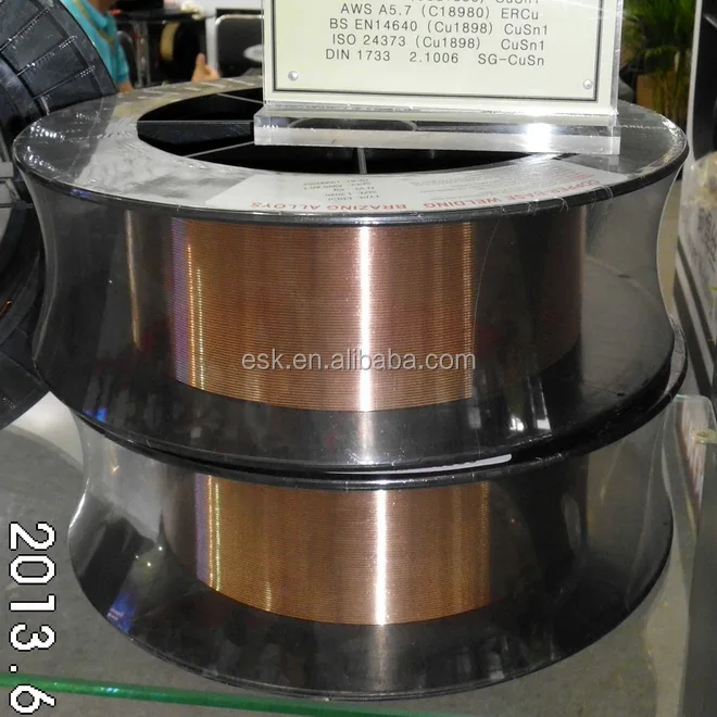 Din 1733 Sg-cusi3 Silicon Bronze Brass Copper Welding Wire - Buy Copper ...