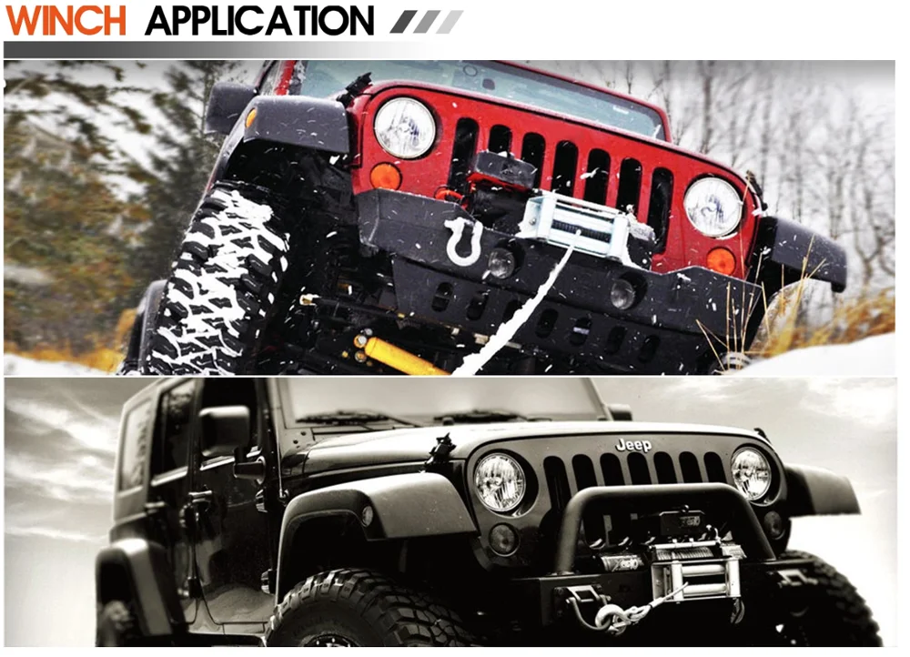 Xinqi 12v 3000lbs Anchor Electric Winch For Car Truck Trailer Suv Utv Atv Boat With 5 Ton