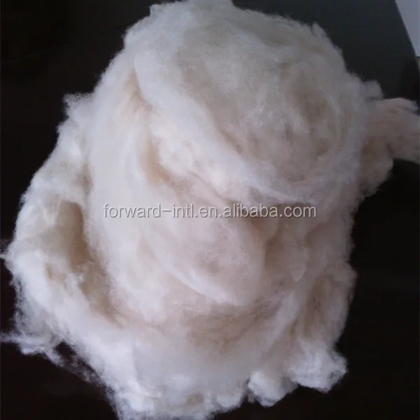 100 Pure Dehaired Goat Cashmere Fiber In Natural White,Light Grey