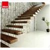 cable railing system wooden stairs staircase design floating stairs
