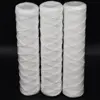 Popular pp string wound filter cartridge carbon block granular activated carbon cartridge filter for undersink home use RO