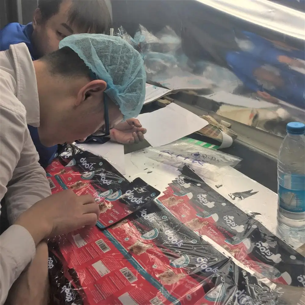 Custom Tear notch Retort Pouch Pet Food Packaging Bag