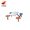 Modernization Stainless Steel Dining Table And Chair Sets