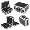 Latest Combination Fashion Double Sided Handgun Pistol 2 Lock Security Black Aluminum Gun Case