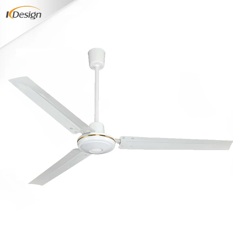 Designer 48 Inch White Modern Ceiling Fan Factory Light Ceiling