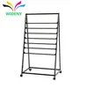 Six tiers eco-friendly flooring steel welding scarf display rack
